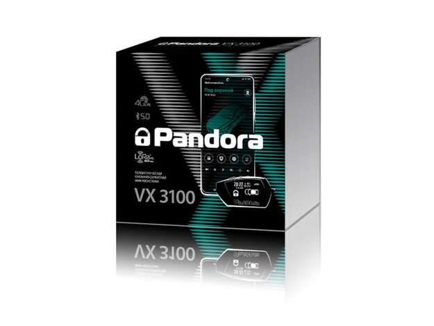 PANDORA VX 3100 V2 LoRa 2CAN, LIN, BT, 4G, GSM-модем Автосигнализация