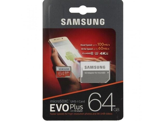 Micro SDHC 64GB (Class 10) SB карта памяти Evo Plus