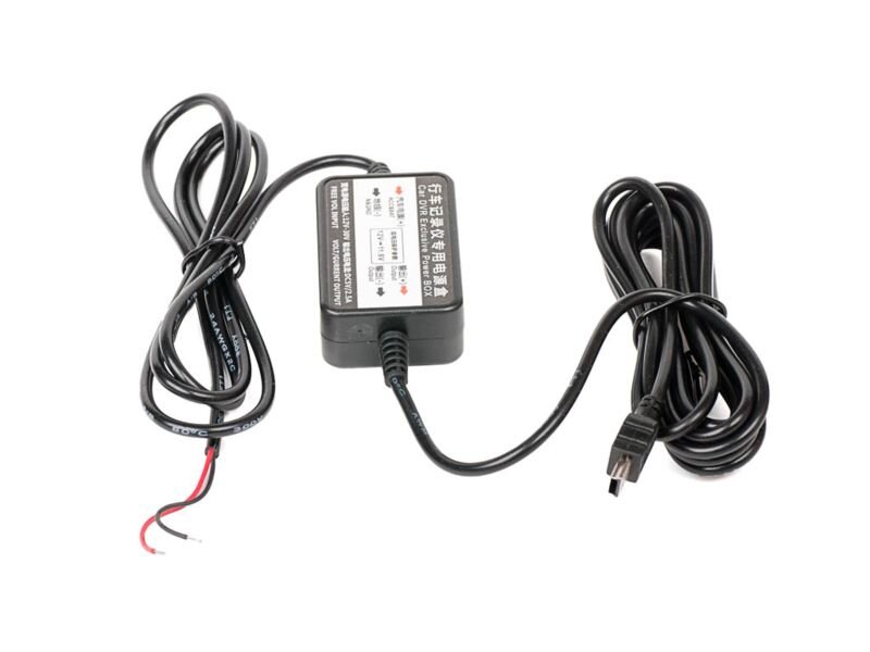 Recxon Power miniUSB 12-30/5 (2.5А, miniUSB, угловой разъем) адаптер питания для скрытого монтажа