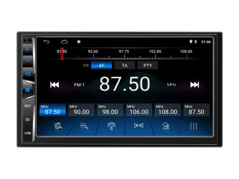 SWAT AHR-7020 Автомоб. мультимедийное устройство MP3,USB,SD,BT,7",NAVI,Android 8.1