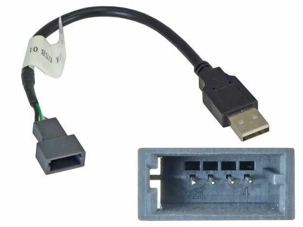 Incar USB HY-FC101 USB-переходник KIA,HYUNDAI для подключения магнитолы INCAR к штатному разъему USB