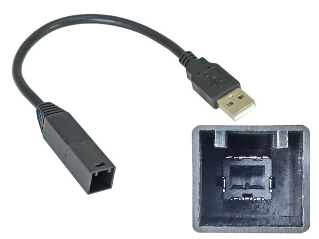 Incar USB TY-FC104 USB-переходник TOYOTA 2012-19 для подключ. магнитолы INCAR к штатному разъему USB