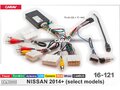 CARAV 16-121 Провода для подкл.Android ГУ (16-pin) для Nissan 2014+ (select models)