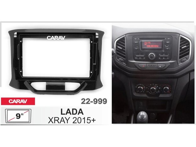 CARAV 22-999 монтажная рамка 9" для Lada Xray 2015+