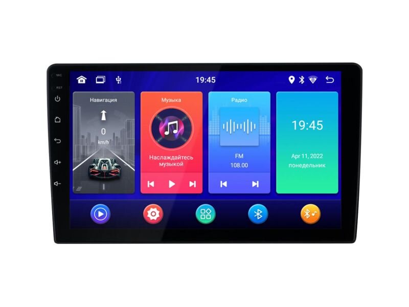 INCAR ANB-7709 Автомоб. мультимедийное устройство BT,QLED,Android 10/1280*720,wi-fi, 9"