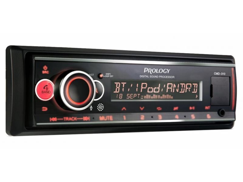 PROLOGY CMD-310 ресивер с DSP процессором FM/USB/BT