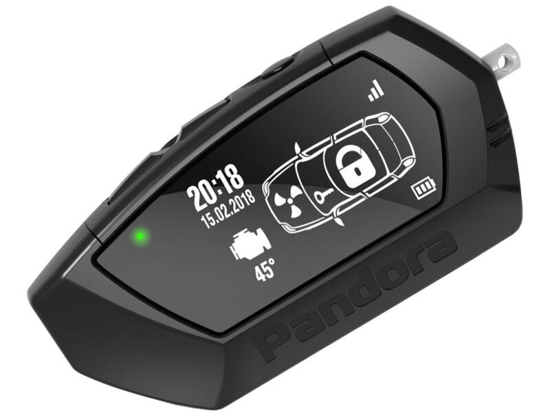 Брелок PANDORA LCD  D020 black