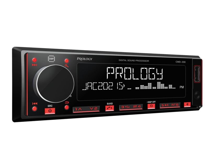 PROLOGY CMD-330 ресивер с DSP процессором FM/USB/BT
