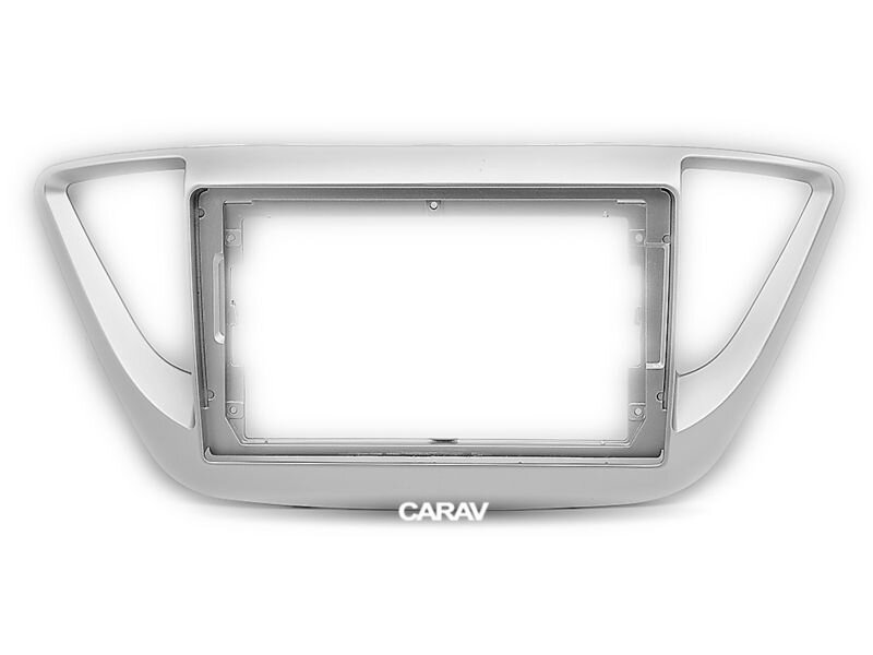CARAV 22-784 монтажная рамка 9" для Hyundai Solaris 2017-2020 (серебро)
