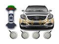 TEYES Front Parking Sensors For CC3/CC2 Plus/SPROPlus/TPRO 2/Silver Передние автомобильные парктрони