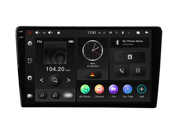 Incar TMX-7709-4 Автомобильная мультимедийная система BT,IPS, Android 10/1280*720, wi-fi, 4+64Gb,DSP