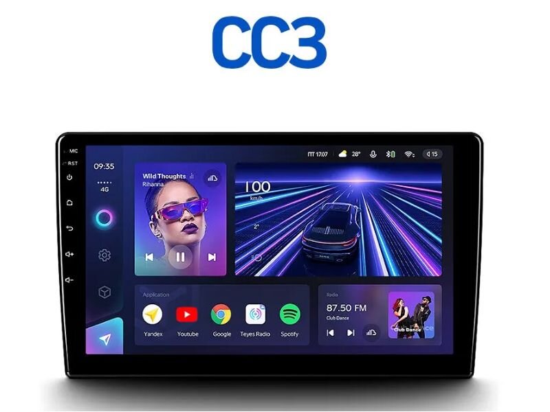 TEYES CC3 10" 2K CC3 6+128G Автомагнитола