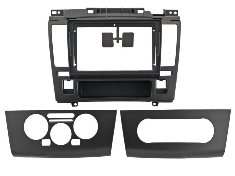 Incar RNS-FC158 Рамка для UMS NISSAN Tiida 2004-2011 (прав/лев руль), 9" BLACK