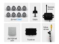 TEYES Front and rear parking sensors For CC3 2K/CC3/CC2 Plus/SPRO Plus/TPRO 2/Silver Парктроник