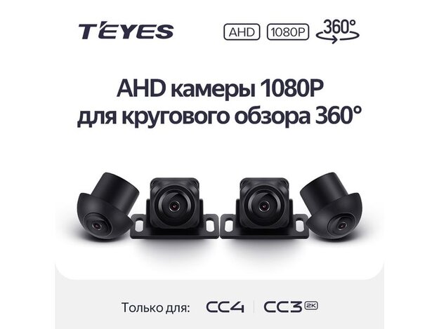 TEYES 3D 360 Surround View Camera 1080p CC4/CC3 2K Камера (s/n 400015)