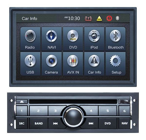 INCAR CHR-6114 (MITSUBISHI Pajero Sport, L-200) DVD 2 din для штатной уст.BT+TV Secam NAVI
