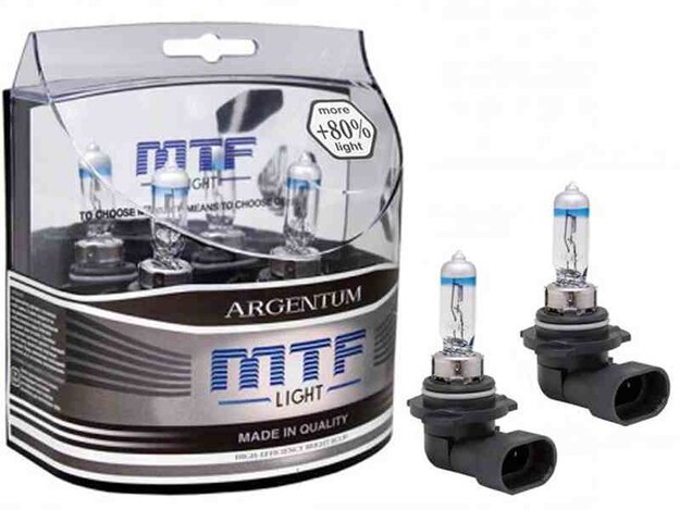 Комплект ламп MTF Light НB4 55W Argentum+80%