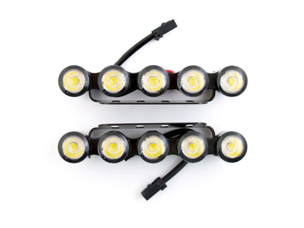 Светодиодные дневные ходовые огни MTF Light серия "TOWN" 12В, 10Вт, 6000К, E4, ECE R87, ком-т.